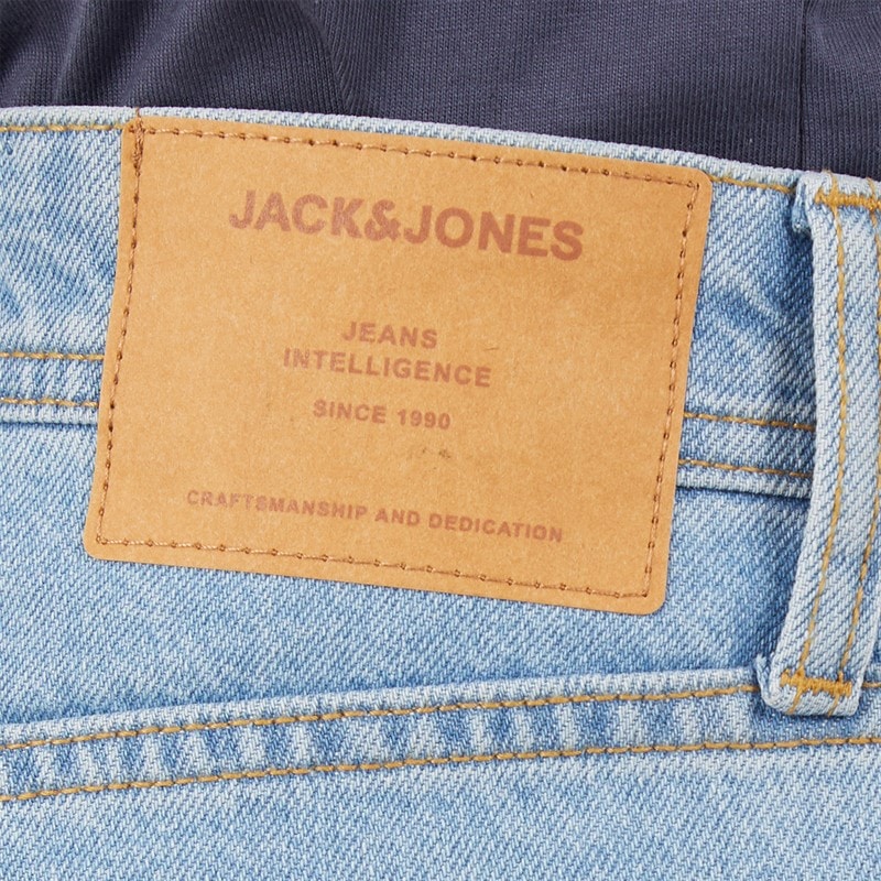 Mens Alex SQ 704 Baggy Fit Jeans Light Blue - Image 3