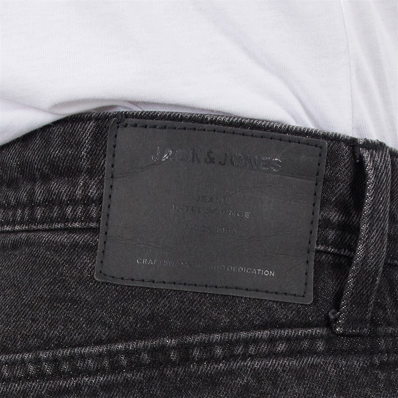 Mens Alex SQ 704 Baggy Fit Jeans Black Wash - Image 3