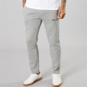 Mens Vesterbro Open Hem Joggers Light Grey Marl/Black