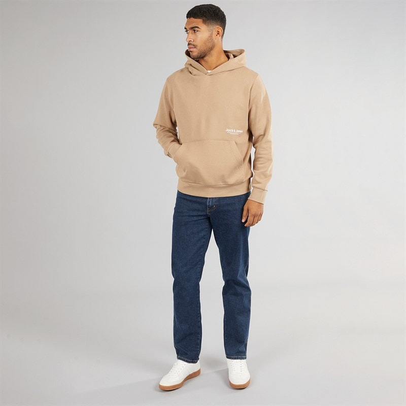 Mens Vesterbro Side Hoodie Silver Mink - Image 3