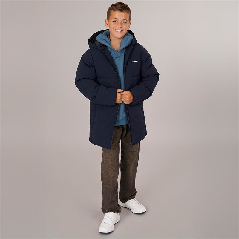 Boys Brady Puffer Jacket Sky Captain - Image 3
