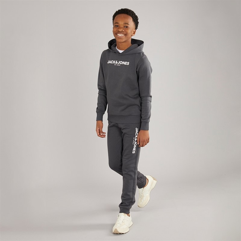 Boys Rarry Hoodie And Joggers Tracksuit Asphalt - Image 3