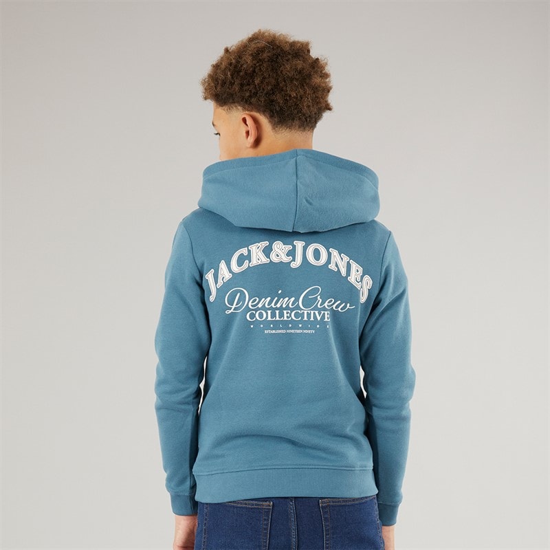 Boys Brandes Back Hoodie Ocean View - Image 3