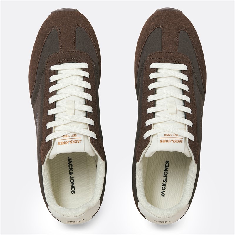 Mens Retro Runner Trainers Potting Soil - Image 3