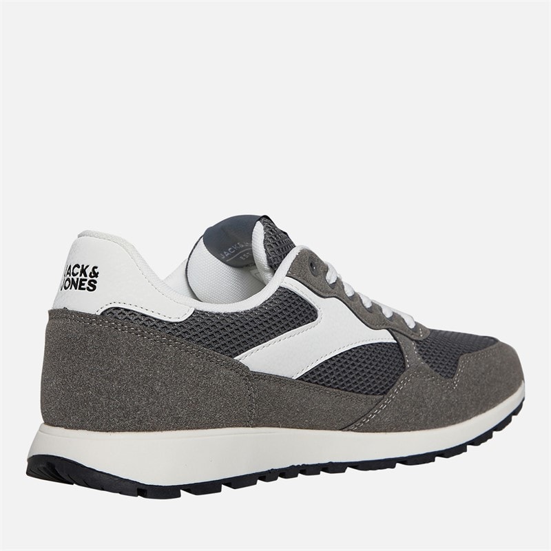 Mens Siwindon Combo Trainers Grey - Image 5