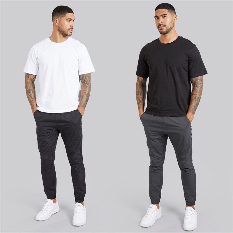 Mens Egon Print Two Pack T-Shirts Black/White - Image 4