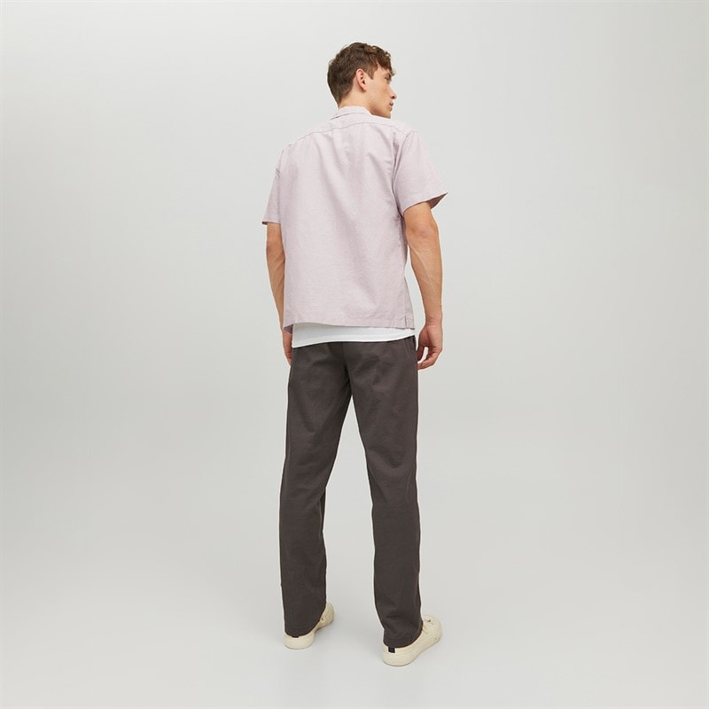 Mens Summer Resort Short Sleeve Shirt Crockery - Image 2