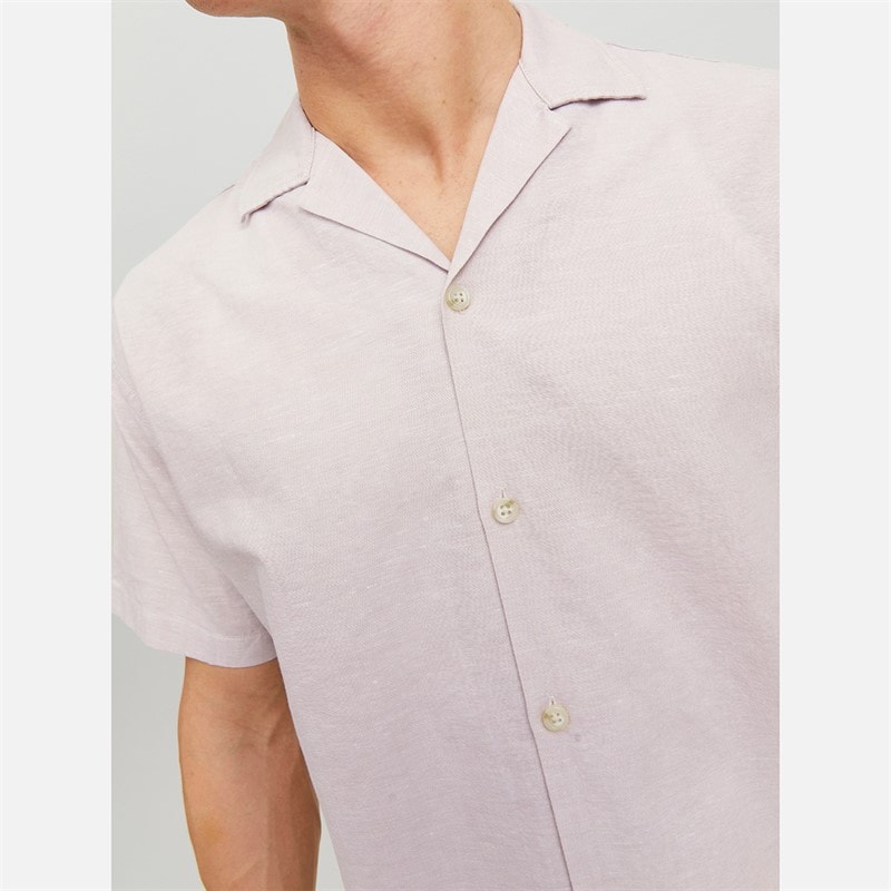 Mens Summer Resort Short Sleeve Shirt Crockery - Image 3