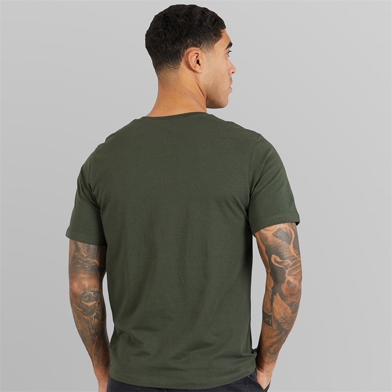 Mens Brandy Five Pack T-Shirts Black/White/Duffle Bag/Navy Blazer/Glazier Grey - Image 3