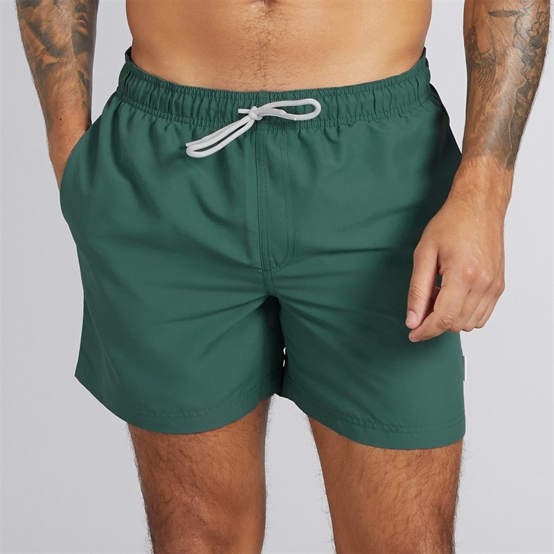 Mens Aruba Swim Shorts Mallard Green - Image 1
