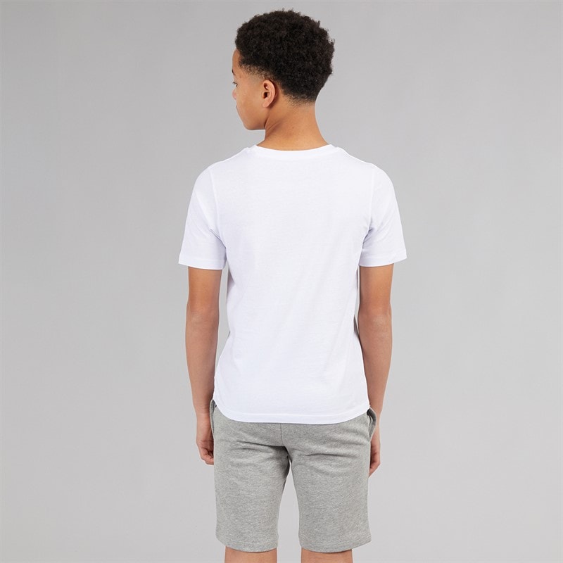 Boys Brandy T-Shirt And Shorts Set White - Image 2