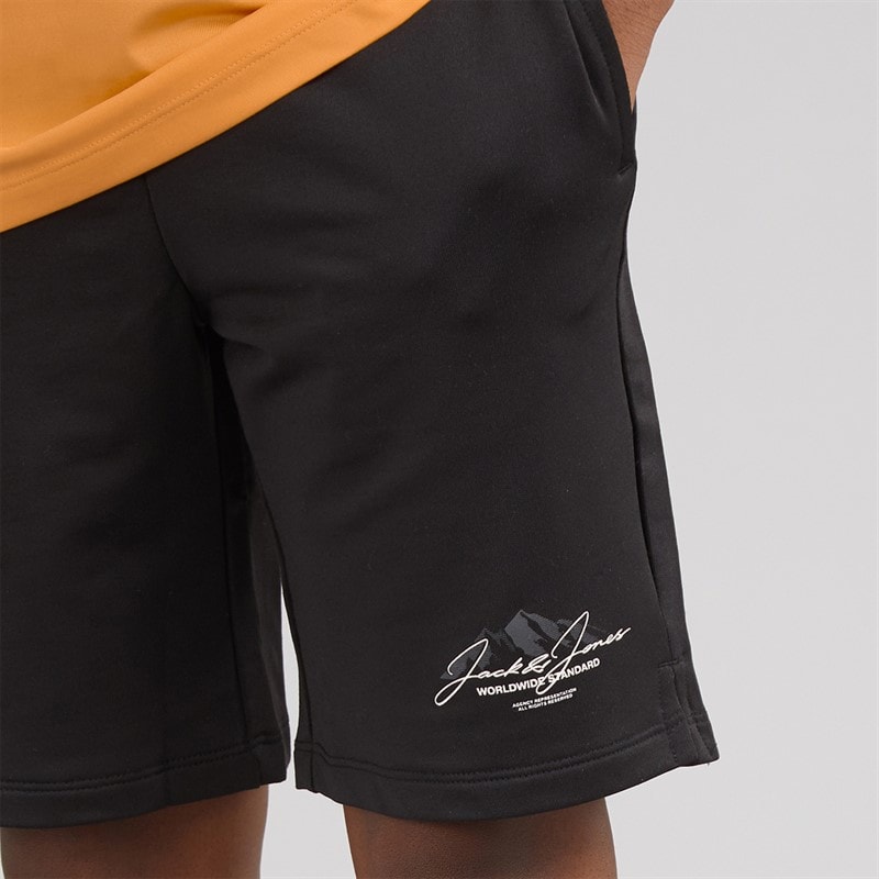 Boys Mountain Tech T-Shirt And Shorts Set Peach Cobbler - Image 5