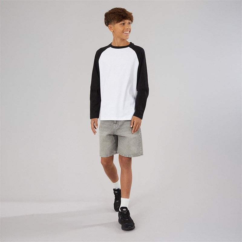 Boys Tony Akm 310 Shorts Grey Denim - Image 4