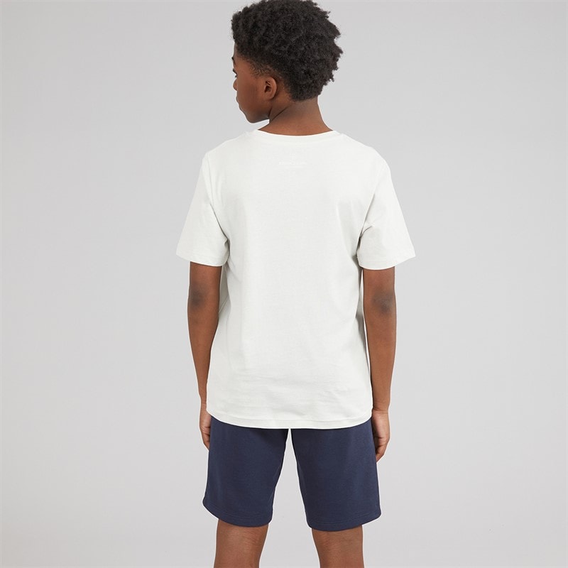 Boys Brandy T-Shirt And Shorts Set Glacier Gray - Image 2