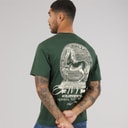 Mens Maine Back Print T-Shirt Sycamore