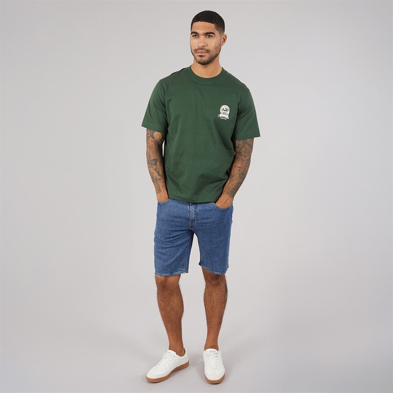 Mens Maine Back Print T-Shirt Sycamore - Image 4