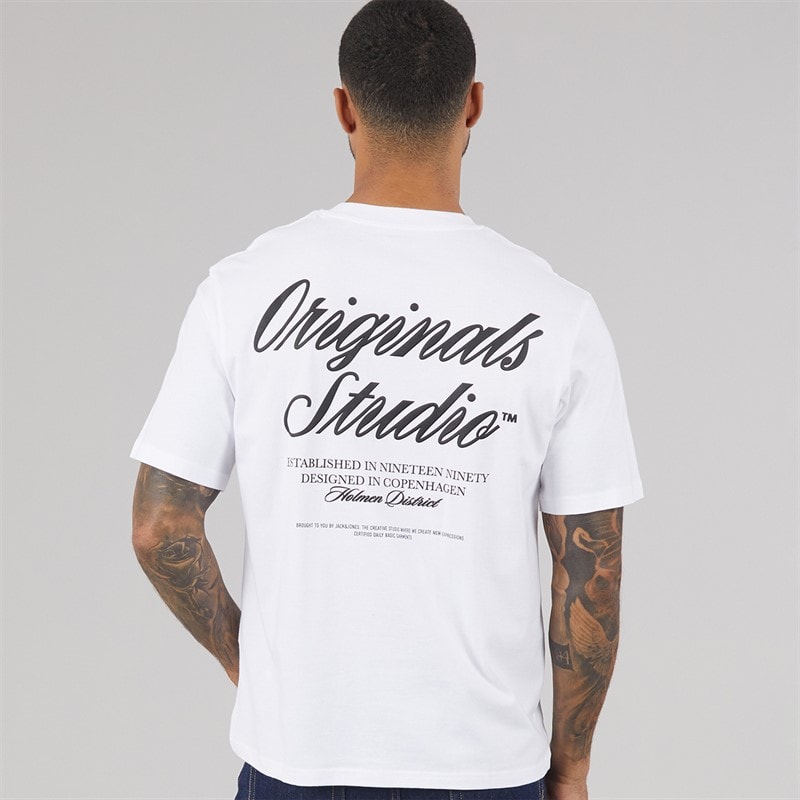 Mens Norrebro T-Shirt Bright White - Image 3