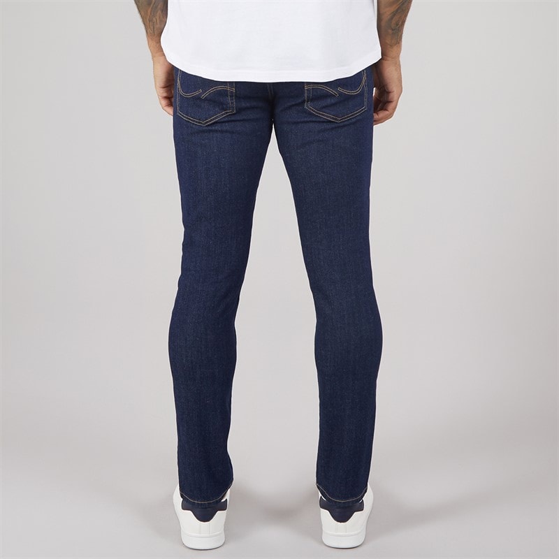 Mens Glenn Original Slim Fit Jeans Dark Blue - Image 2