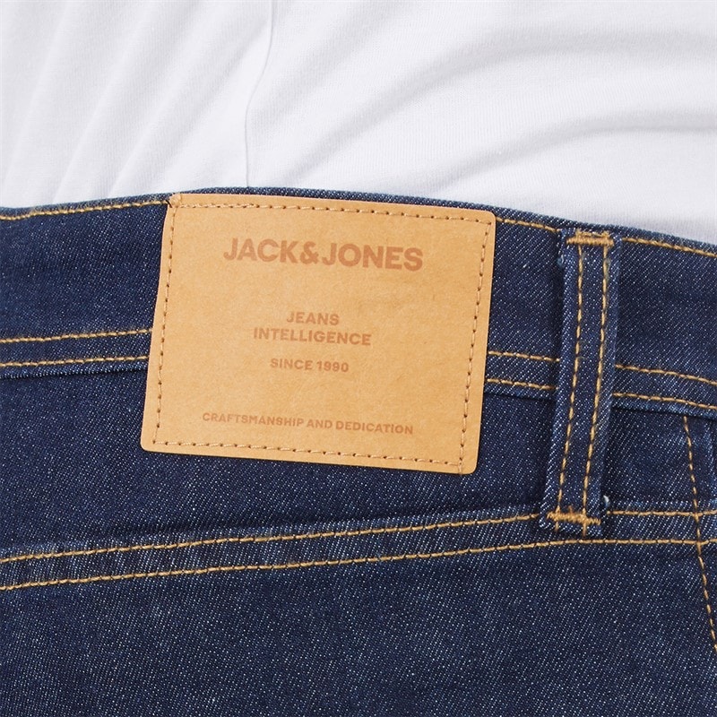 Mens Glenn Original Slim Fit Jeans Dark Blue - Image 3