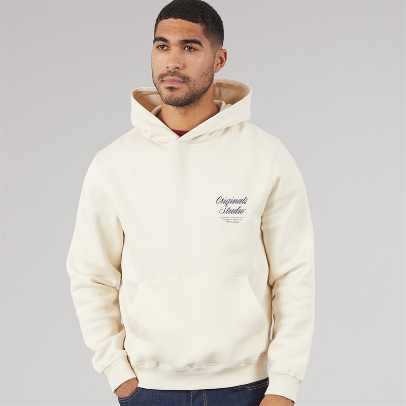 Mens Norrebro Hoodie Antique White - Image 2