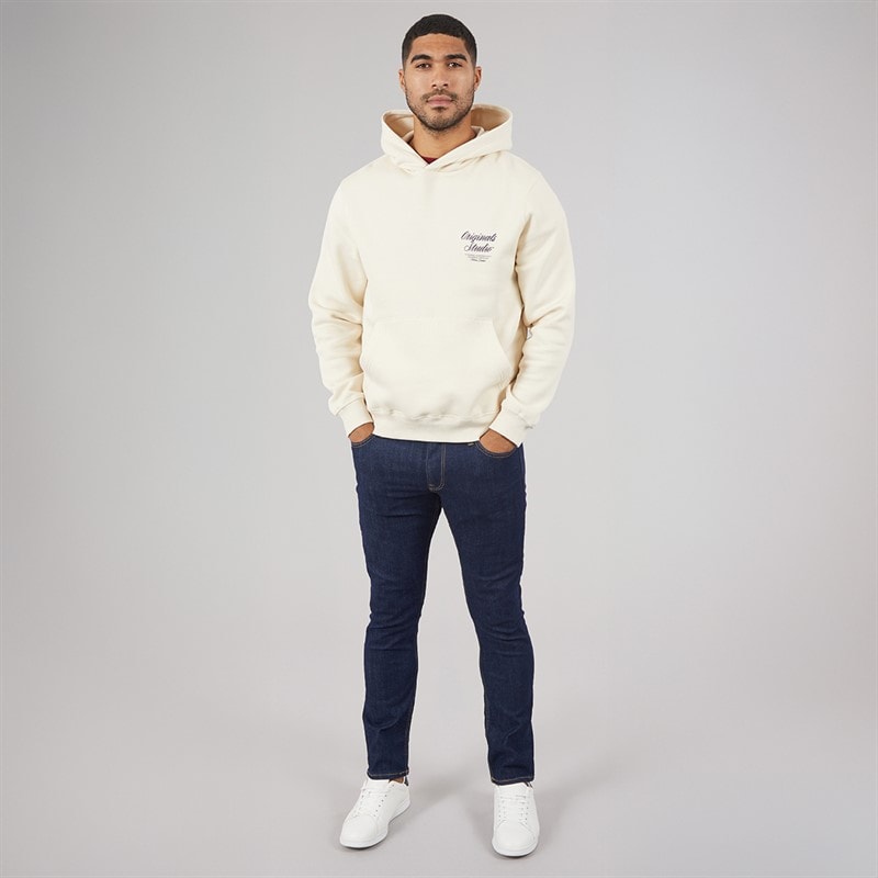 Mens Norrebro Hoodie Antique White - Image 4