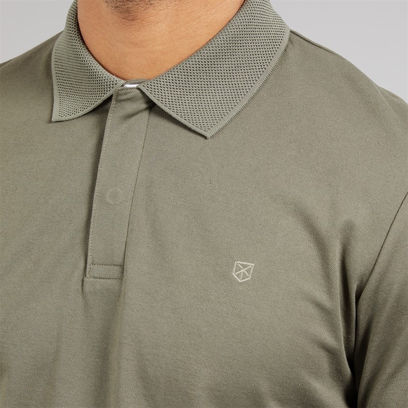 Mens Rodney Polo Shirt Dried Sage - Image 3