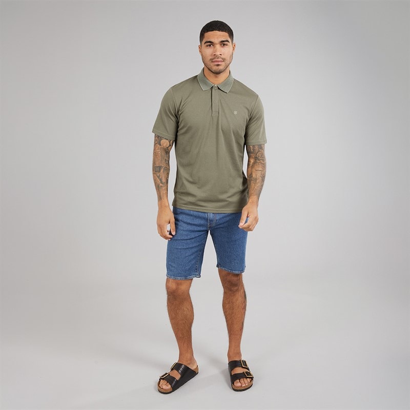 Mens Rodney Polo Shirt Dried Sage - Image 4