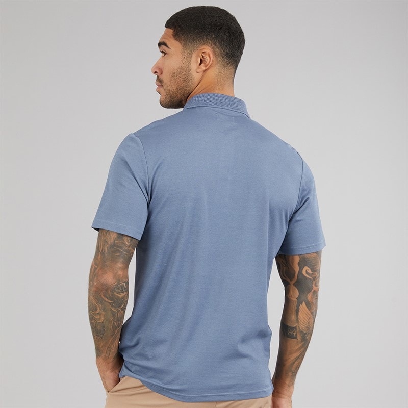 Mens Crodney Polo Shirt Flint Stone - Image 2