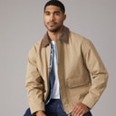 Mens River Utility Coat Weathered Teak