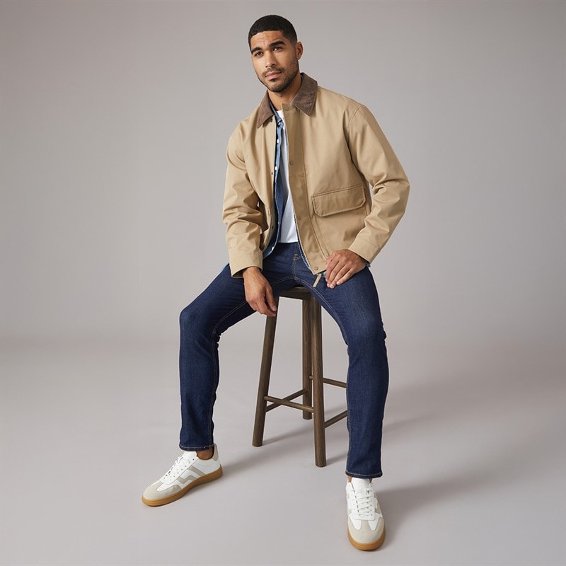 Mens River Utility Coat Weathered Teak - Image 4