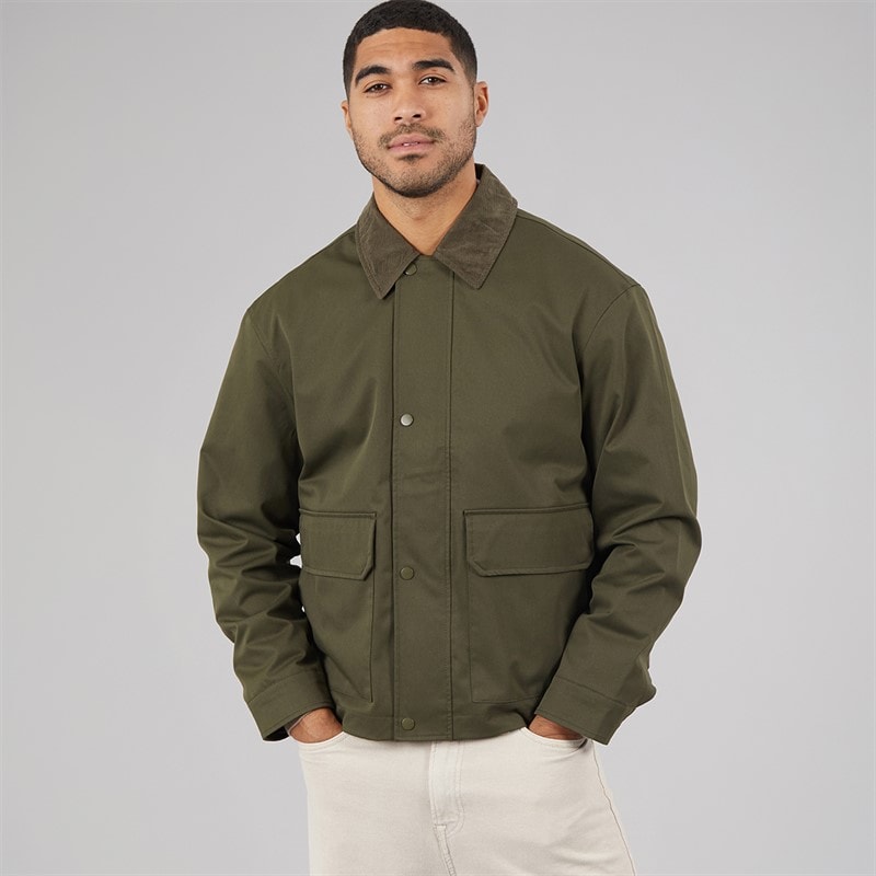 Mens River Utility Coat Forest Night - Image 3