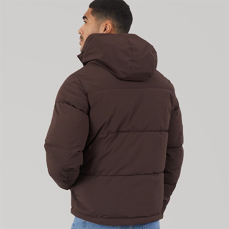 Mens Surface Hooded Puffer Coat Java - Image 2