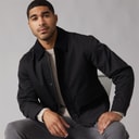 Mens River Utility Coat Black