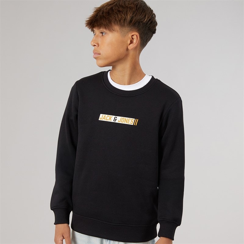 Boys Munk Sweatshirt Black - Image 1