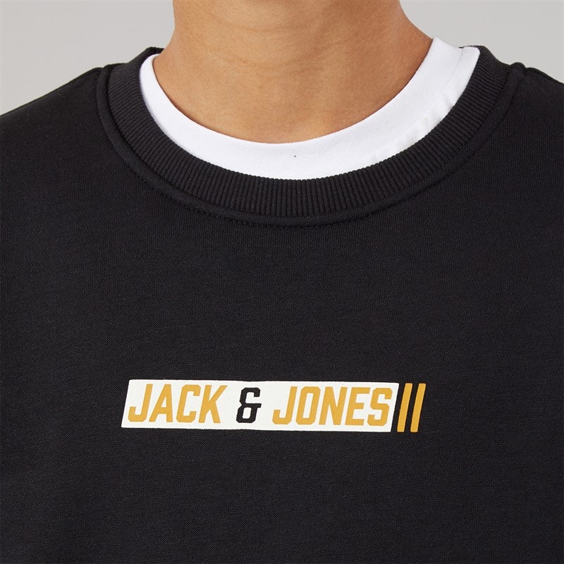 Boys Munk Sweatshirt Black - Image 3