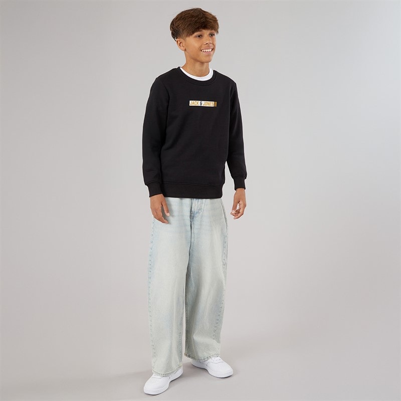 Boys Munk Sweatshirt Black - Image 4