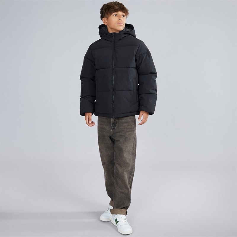 Boys Surface Puffer Jacket Black - Image 4
