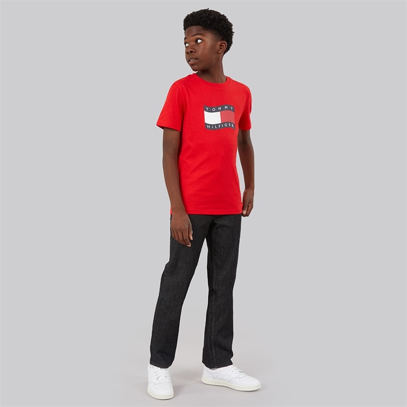 Boys Clark AKM 964 Jeans Black Denim - Image 4