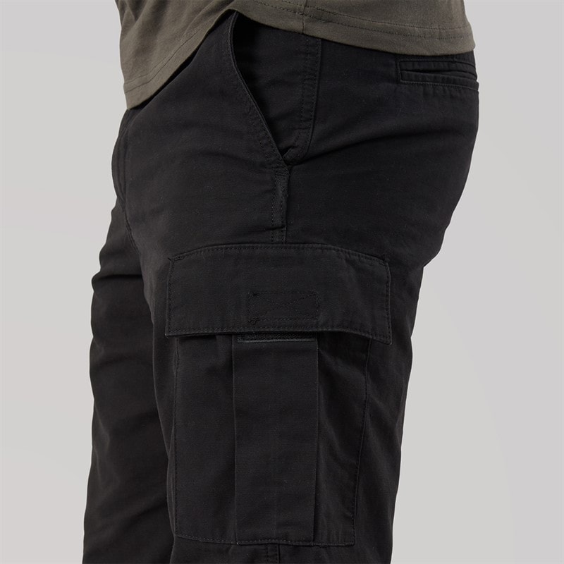 Mens Kane Arthur Cargo Pants Black - Image 3