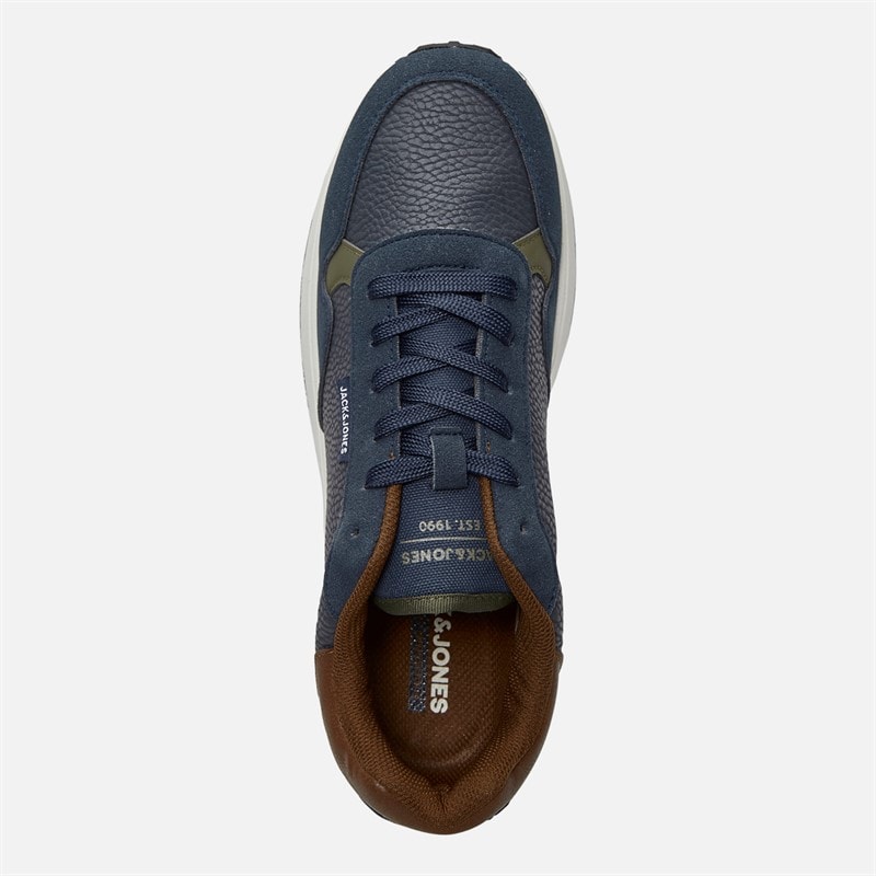 Mens Bowden Trainers Navy - Image 4