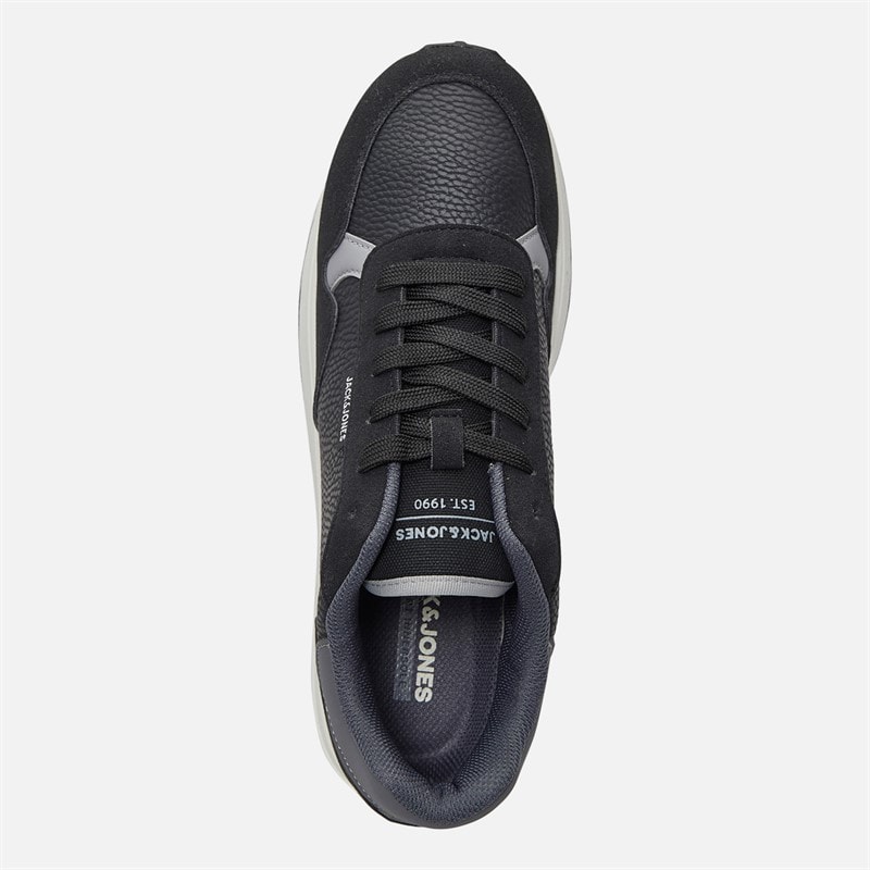 Mens Bowden Trainers Black - Image 4