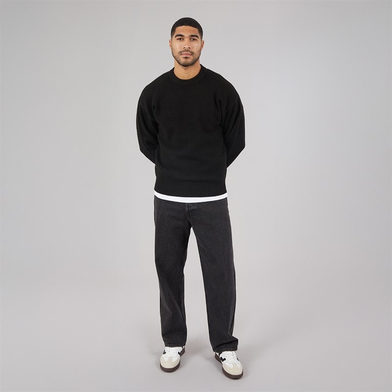 Mens Soho Ollie Crew Neck Jumper Black - Image 3