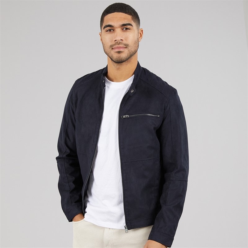 Mens Dylan PU Jacket Black - Image 3