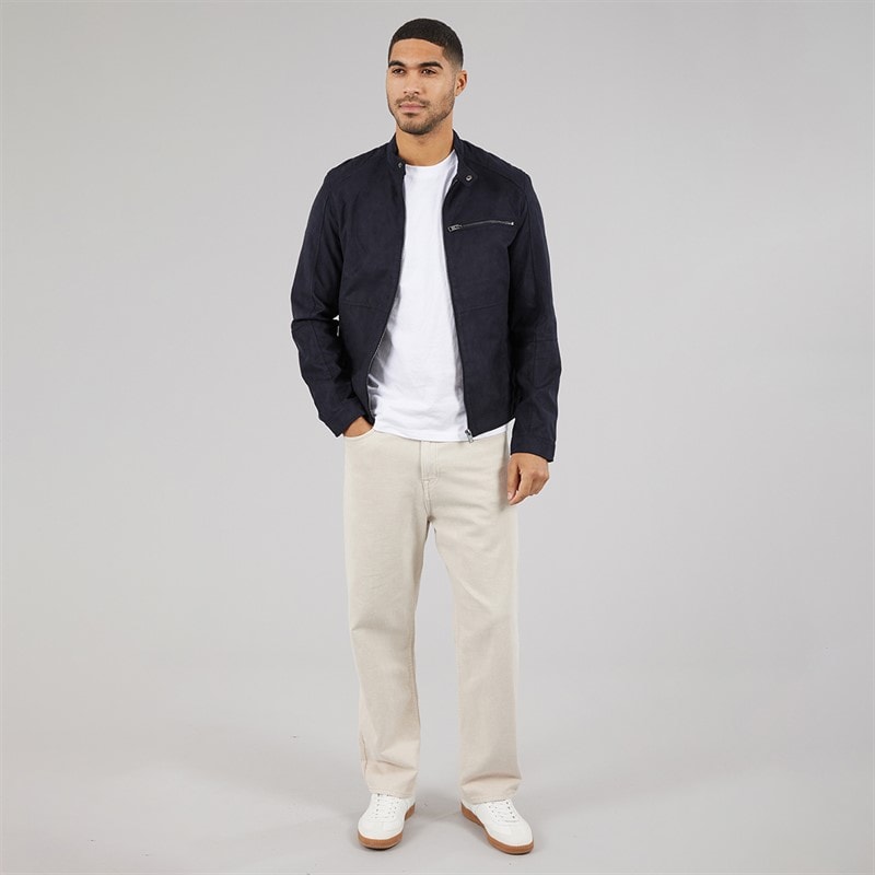 Mens Dylan PU Jacket Black - Image 4