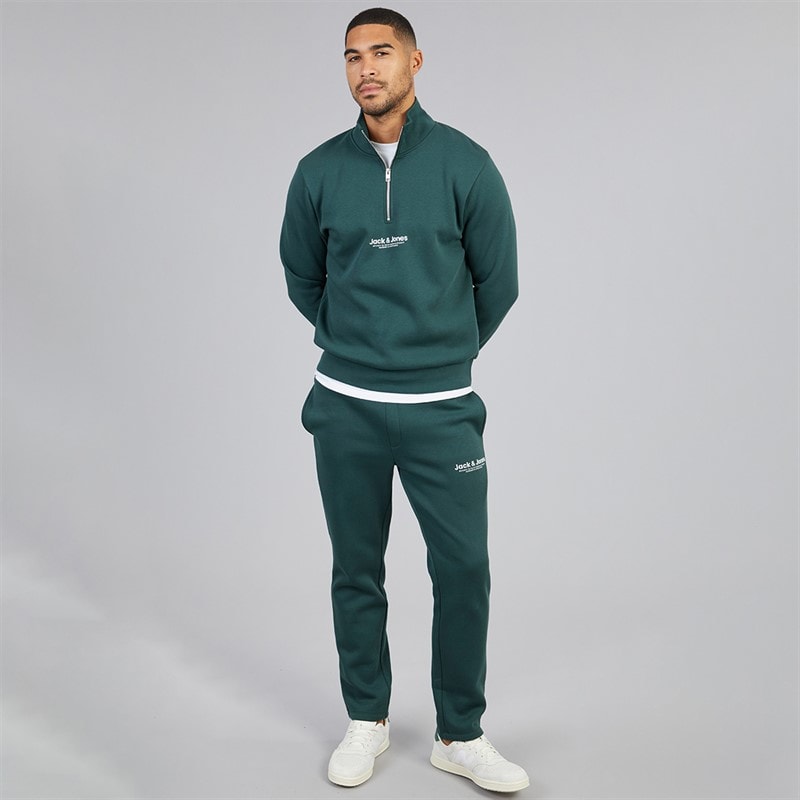 Mens 1/4 Zip Open Hem Tracksuit Magical Forest - Image 1