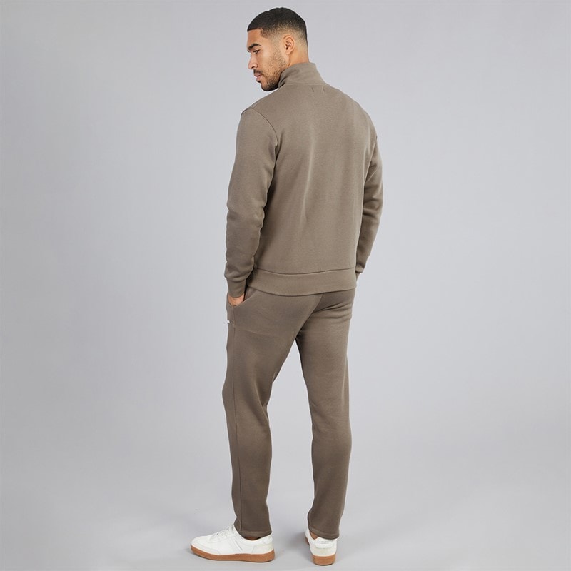 Mens 1/4 Zip Open Hem Tracksuit Falcon - Image 2