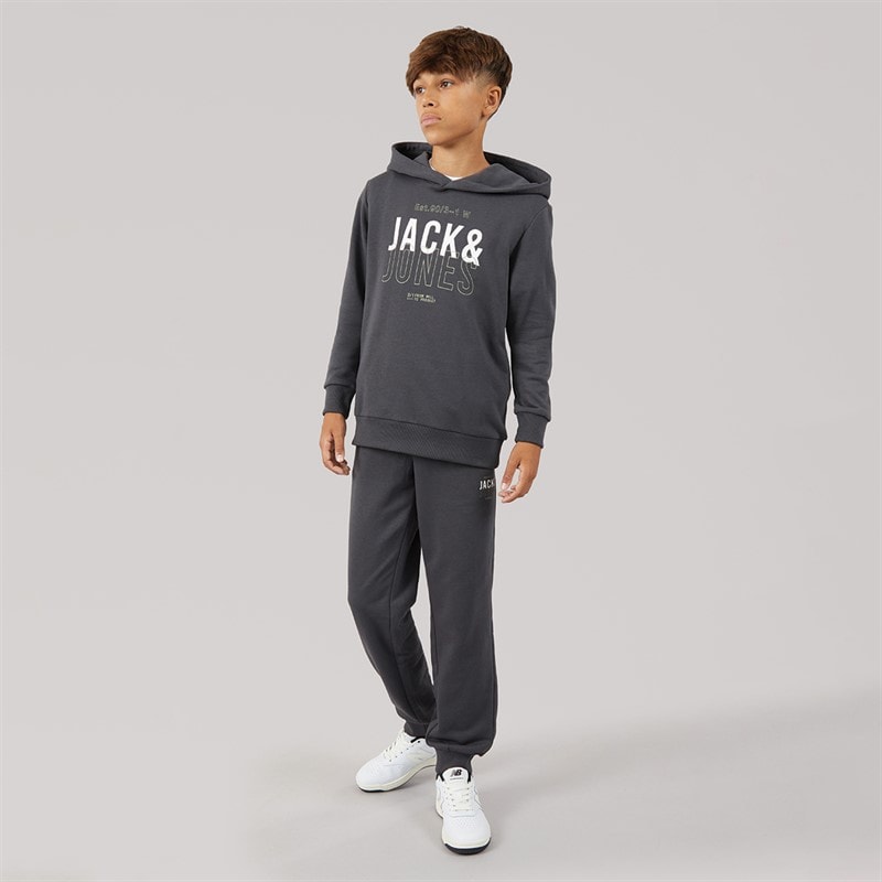 Boys Mickey Sweatshirt And Joggers Tracksuit Asphalt - Image 4