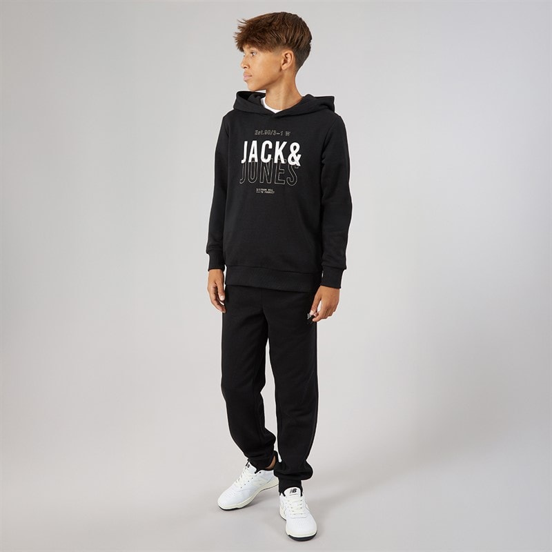 Boys Mickey Sweatshirt And Joggers Tracksuit Black - Image 4