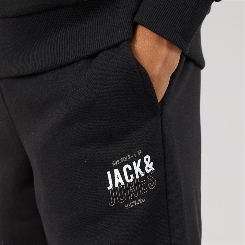 Boys Mickey Sweatshirt And Joggers Tracksuit Black - Image 5