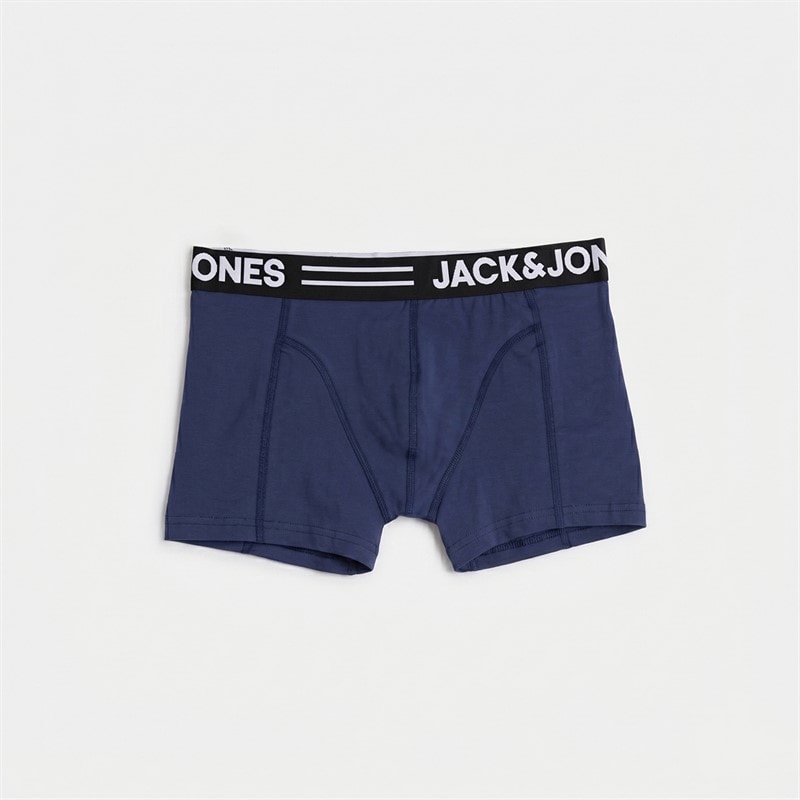 Mens Sense Solid Seven Pack Trunks Black/Dark Navy/Dark Navy/Oceana/Oceana/Black/Black - Image 3